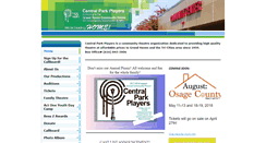 Desktop Screenshot of centralparkplayers.org
